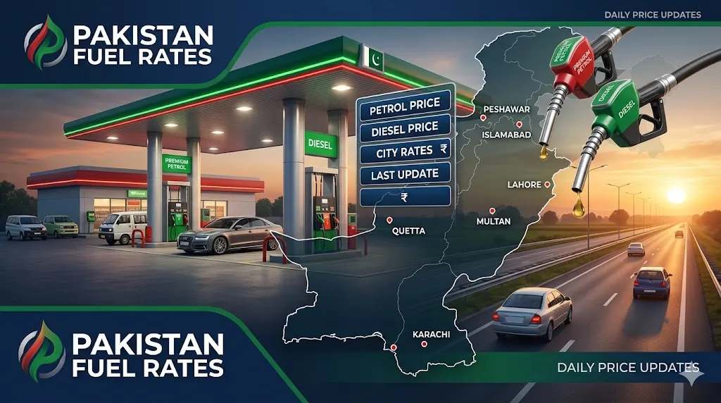 Petrol Price in Cities of Pakistan