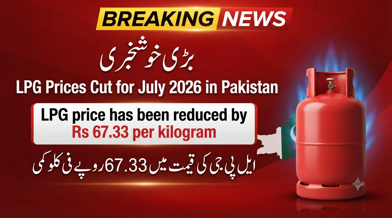 LPG Prices Cut for July 2026 in Pakistan