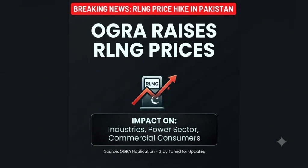 OGRA Raises RLNG Prices in Pakistan today